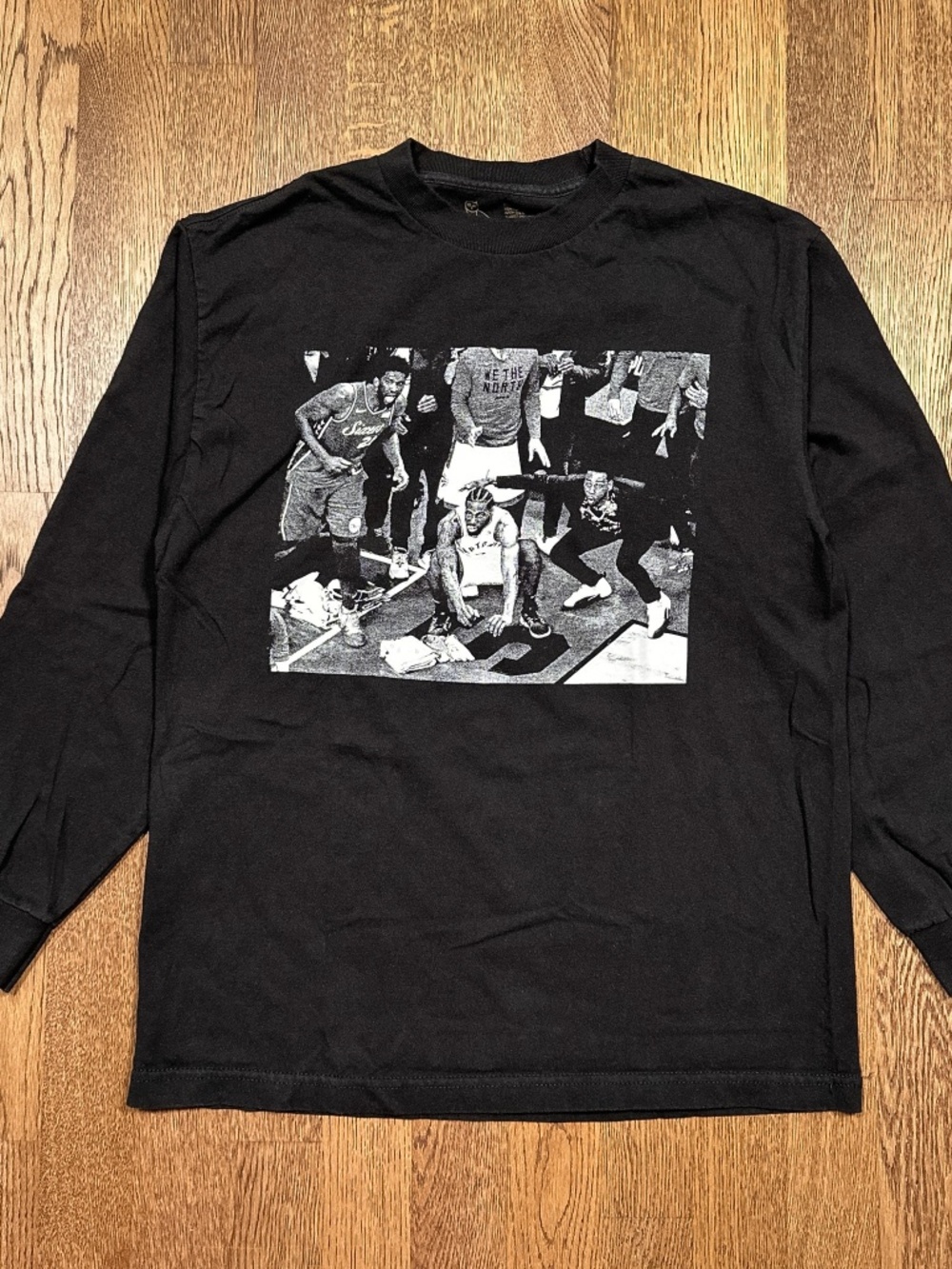 OVO Toronto Raptors Kawhi Leonard Drake Night Philadelphia L/S T Shirt Mens M